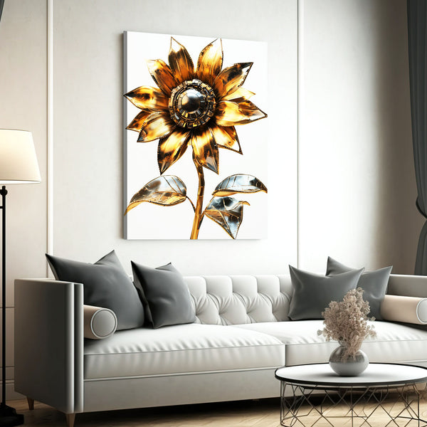 Steampunk Flower Wall Art