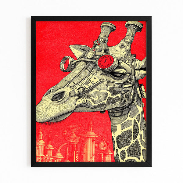 Steampunk Giraffe Artwork