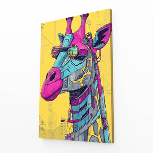 Steampunk Giraffe Canvas