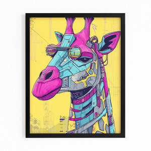 Steampunk Giraffe Canvas
