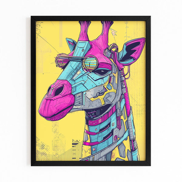 Steampunk Giraffe Canvas