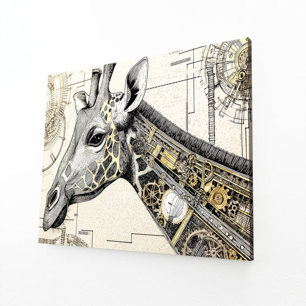 Steampunk Giraffe Wall Decor