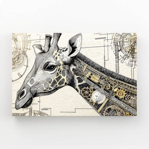 Steampunk Giraffe Wall Decor