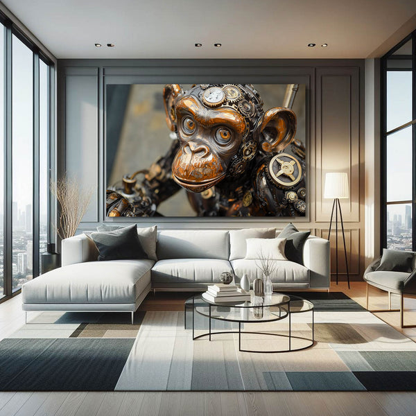 Steampunk Monkey Art