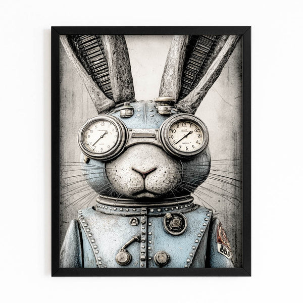 Steampunk Rabbit Wall Art