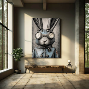 Steampunk Rabbit Wall Art