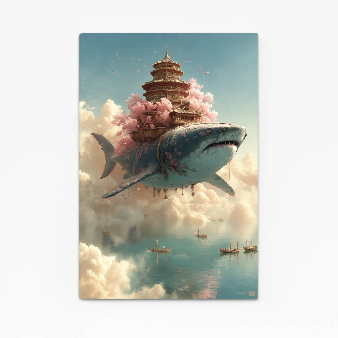 Steampunk Shark Canvas