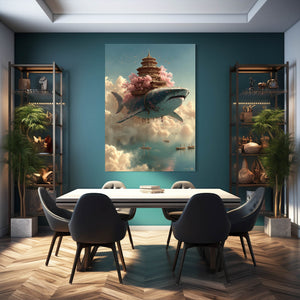 Steampunk Shark Canvas
