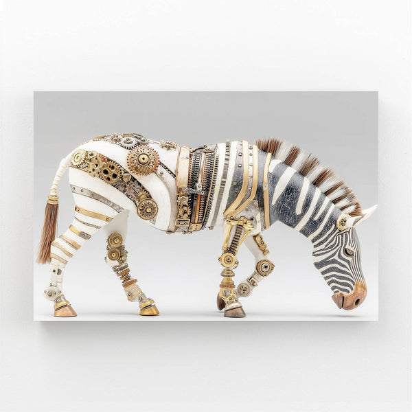 Steampunk Zebra Wall Decor