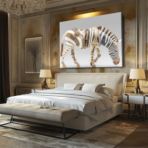 Steampunk Zebra Wall Decor