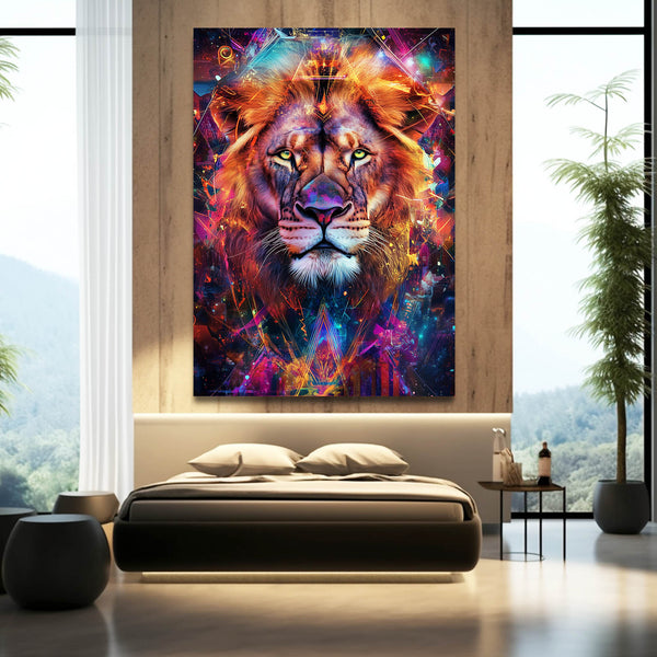 Stellar Lion Wall Art | MusaArtGallery™