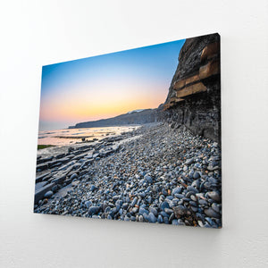  Stone Beach Sunset Art | MusaArtGallery™