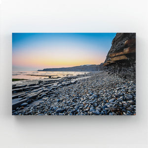  Stone Beach Sunset Art | MusaArtGallery™
