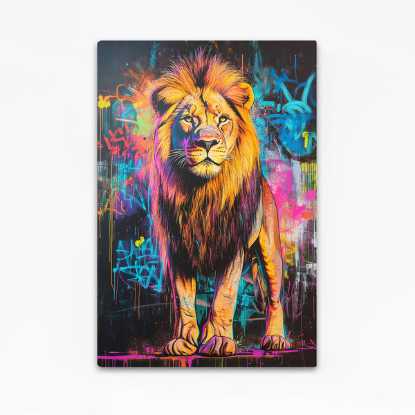 Street Graffiti Lion Wall Art | MusaArtGallery™