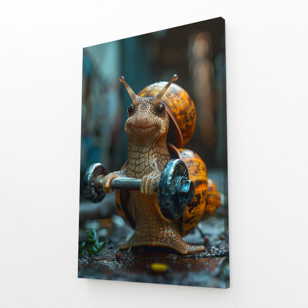 Strong Snail Cool Wall Art