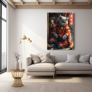 Stylish Cat Art | MusaArtGallery™