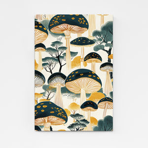 Stylish Mushroom Art  | MusaArtGallery™