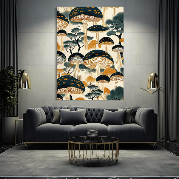 Stylish Mushroom Art  | MusaArtGallery™