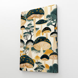 Stylish Mushroom Art  | MusaArtGallery™