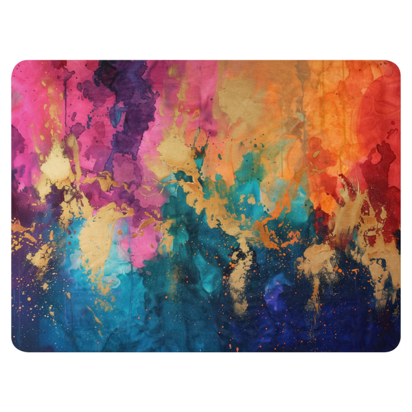 Abstract 60x80 Sherpa Blanket