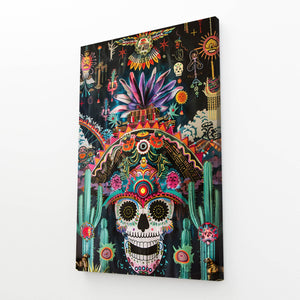 Sugar Skull Mexican Wall Art | MusaArtGallery™