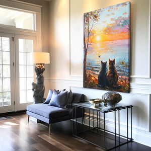 Sun and Cats Art | MusaArtGallery™