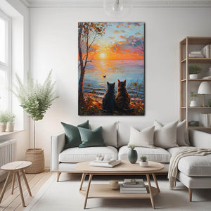 Sun and Cats Art | MusaArtGallery™