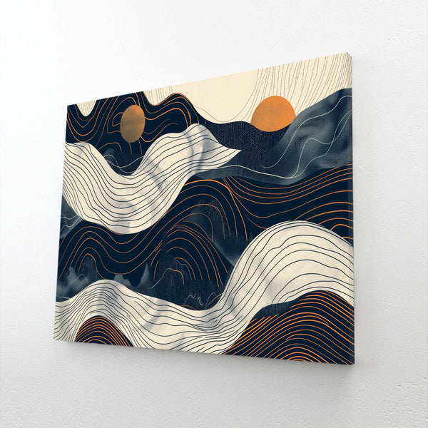 Sun and Waves Boho Wall Art | MusaArtGallery™
