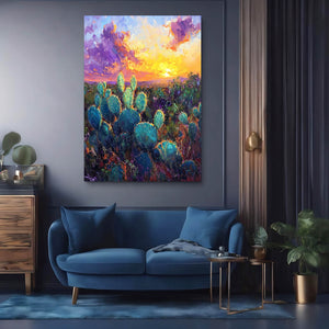 Sun Cactus Art