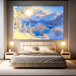 Sun Mountain Wall Art