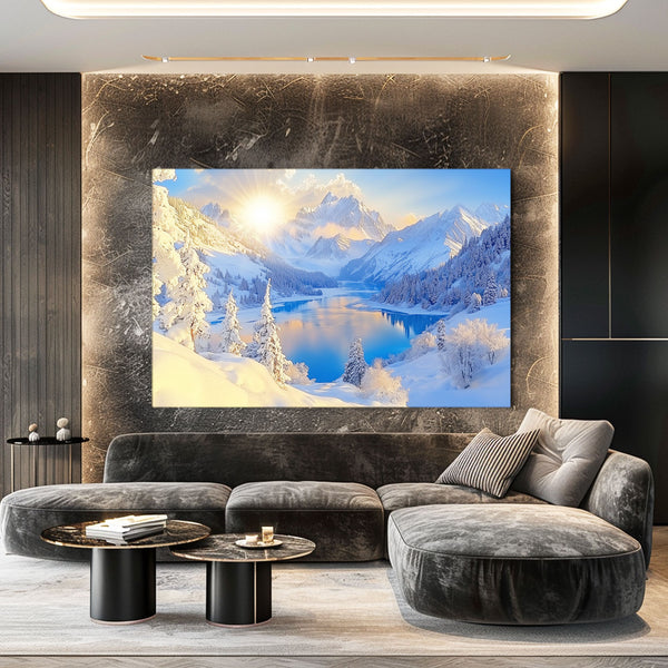 Sun Mountain Wall Art