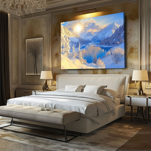 Sun Mountain Wall Art