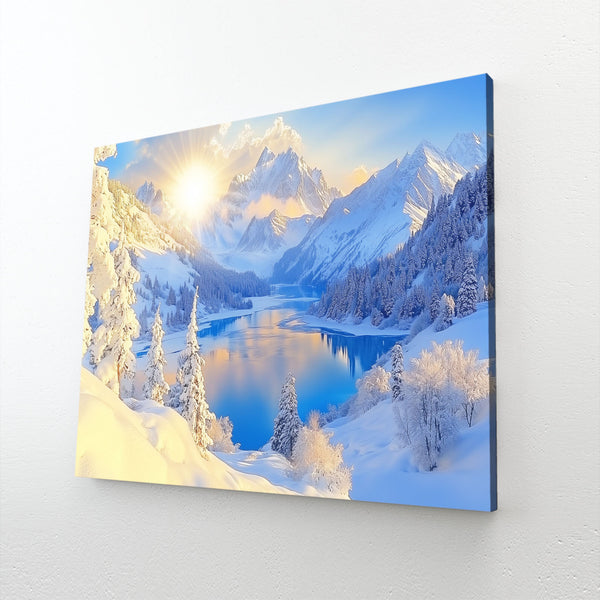 Sun Mountain Wall Art