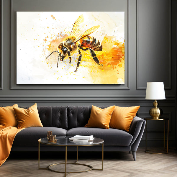 Sunburst Bee Art | MusaArtGallery™