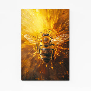 Sunburst Glow Bee Art | MusaArtGallery™