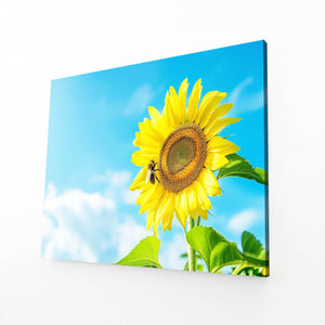 Sunflower Bliss Bee Art | MusaArtGallery™