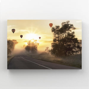 Sunrise Balloons Landscape Wall Art | MusaArtGallery™