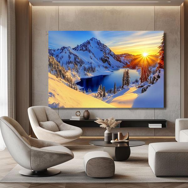 Sunrise Mountain Wall Art