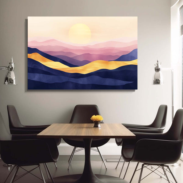 Sunrise Serenity Abstract Art | MusaArtGallery™