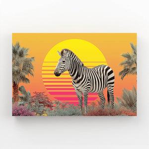 Sunrise Zebra Wall Art