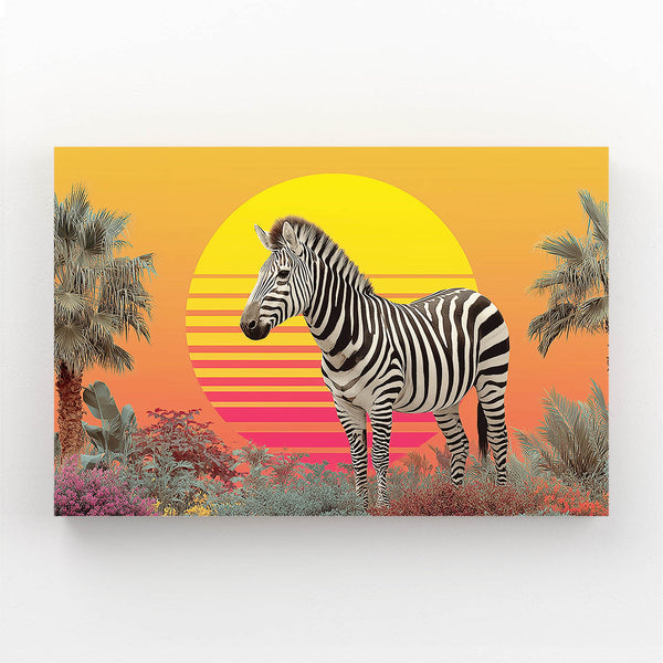 Sunrise Zebra Wall Art
