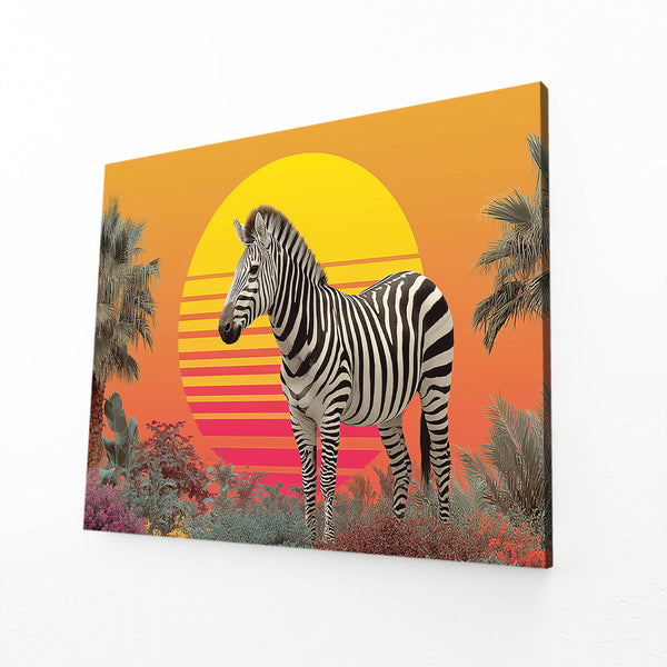 Sunrise Zebra Wall Art