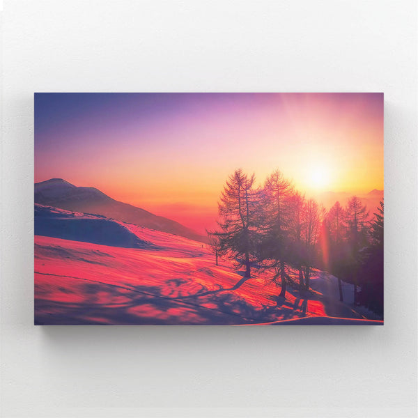 Sunset Art Alpine Glow | MusaArtGallery™