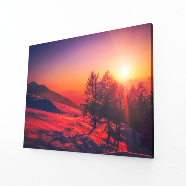 Sunset Art Alpine Glow | MusaArtGallery™