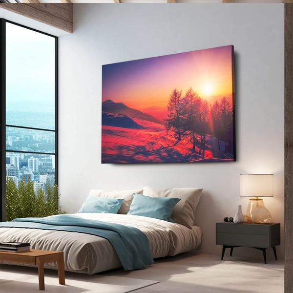 Sunset Art Alpine Glow | MusaArtGallery™