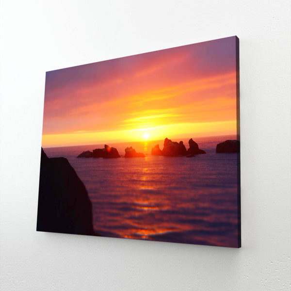 Sunset Art Canvas  | MusaArtGallery™