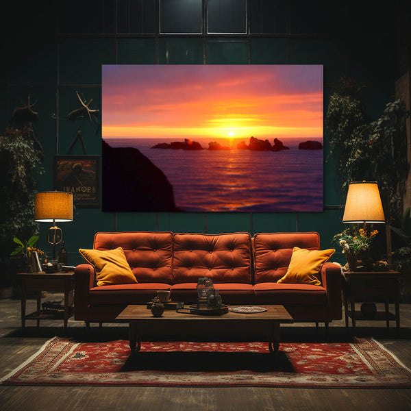 Sunset Art Canvas  | MusaArtGallery™