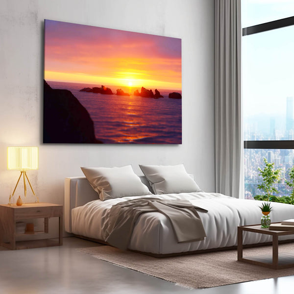 Sunset Art Canvas  | MusaArtGallery™