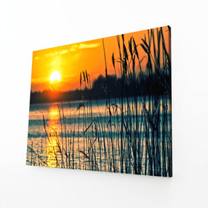 Sunset Art Golden Reflection | MusaArtGallery™