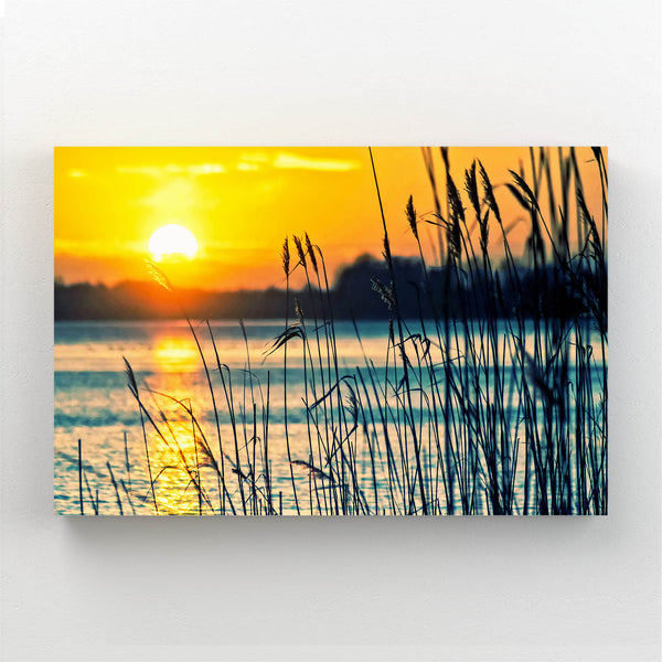 Sunset Art Golden Reflection | MusaArtGallery™